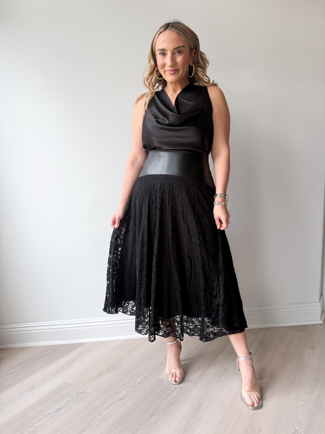 Camille Lace Midi Skirt
