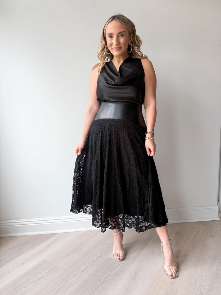 Camille Lace Midi Skirt
