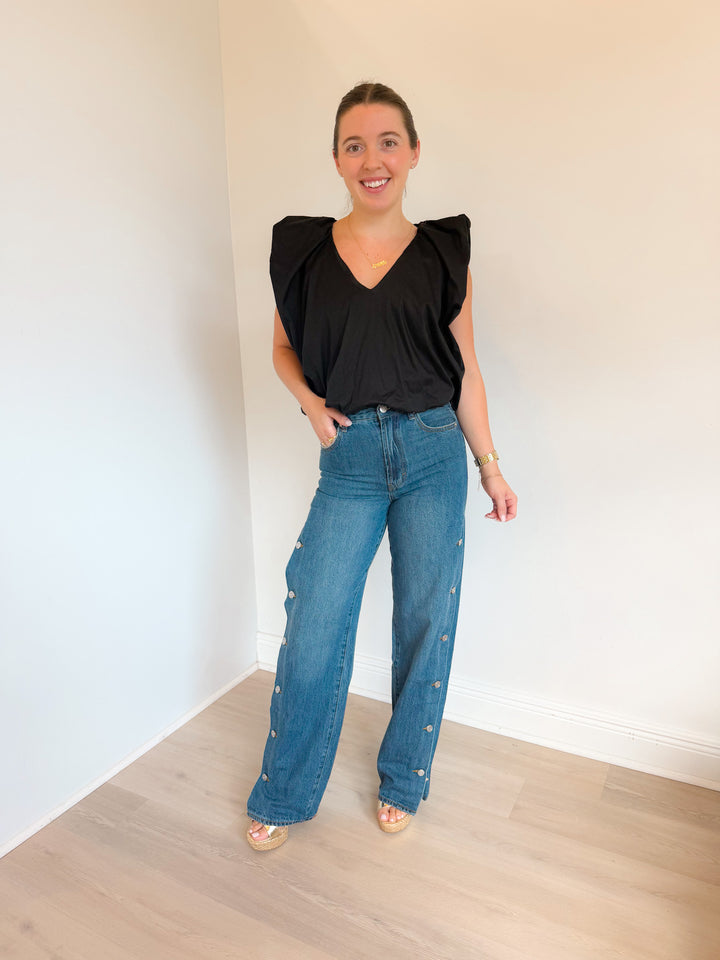 Wyeth Buttoned Relaxed Straight