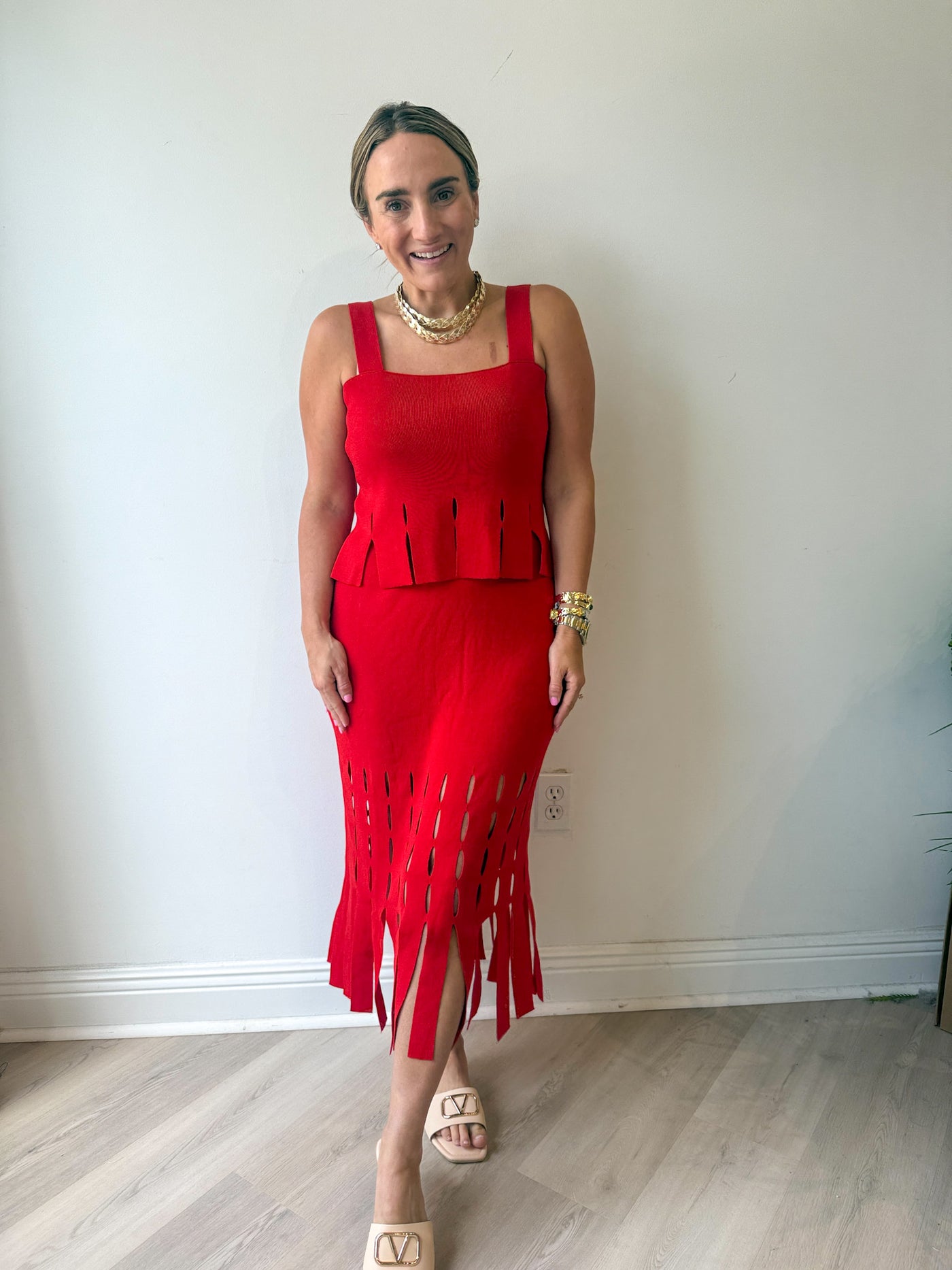 Alana Set Red