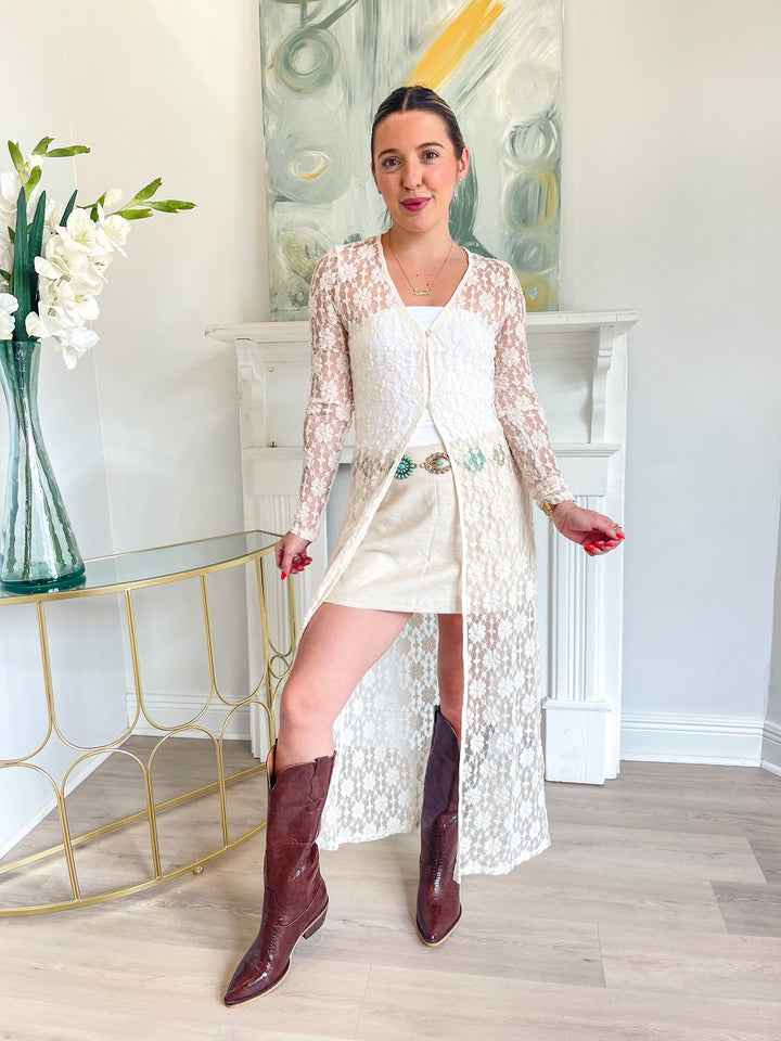 Letters Cardi
