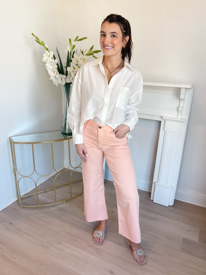 Emma Longsleeve Collared Top