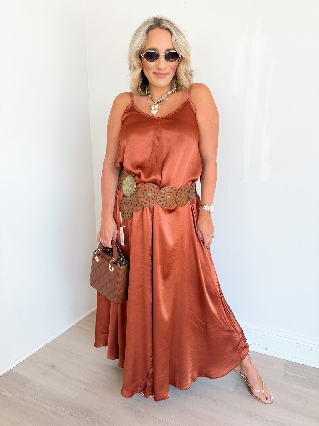 Cele Silk Maxi Dress