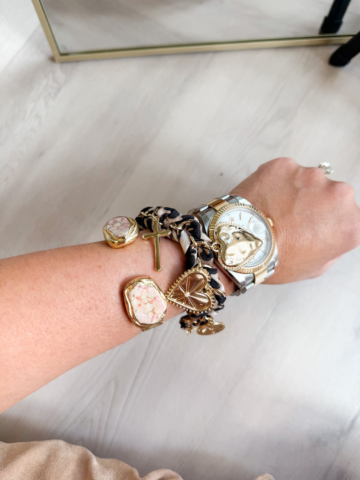 Leopard Charm Bracelet