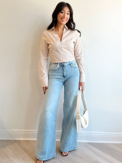 Tailor Stretchy Wide Leg