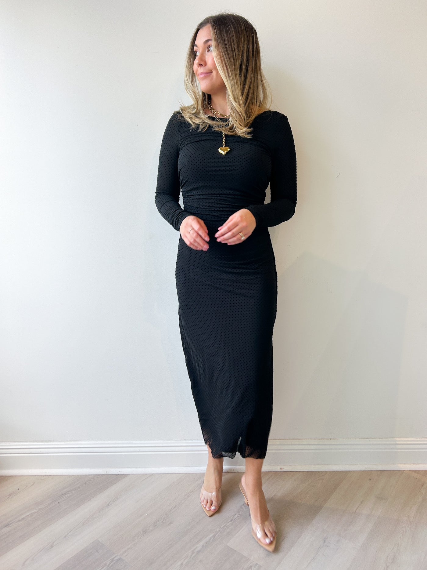 Spellbound Mesh Midi Dress