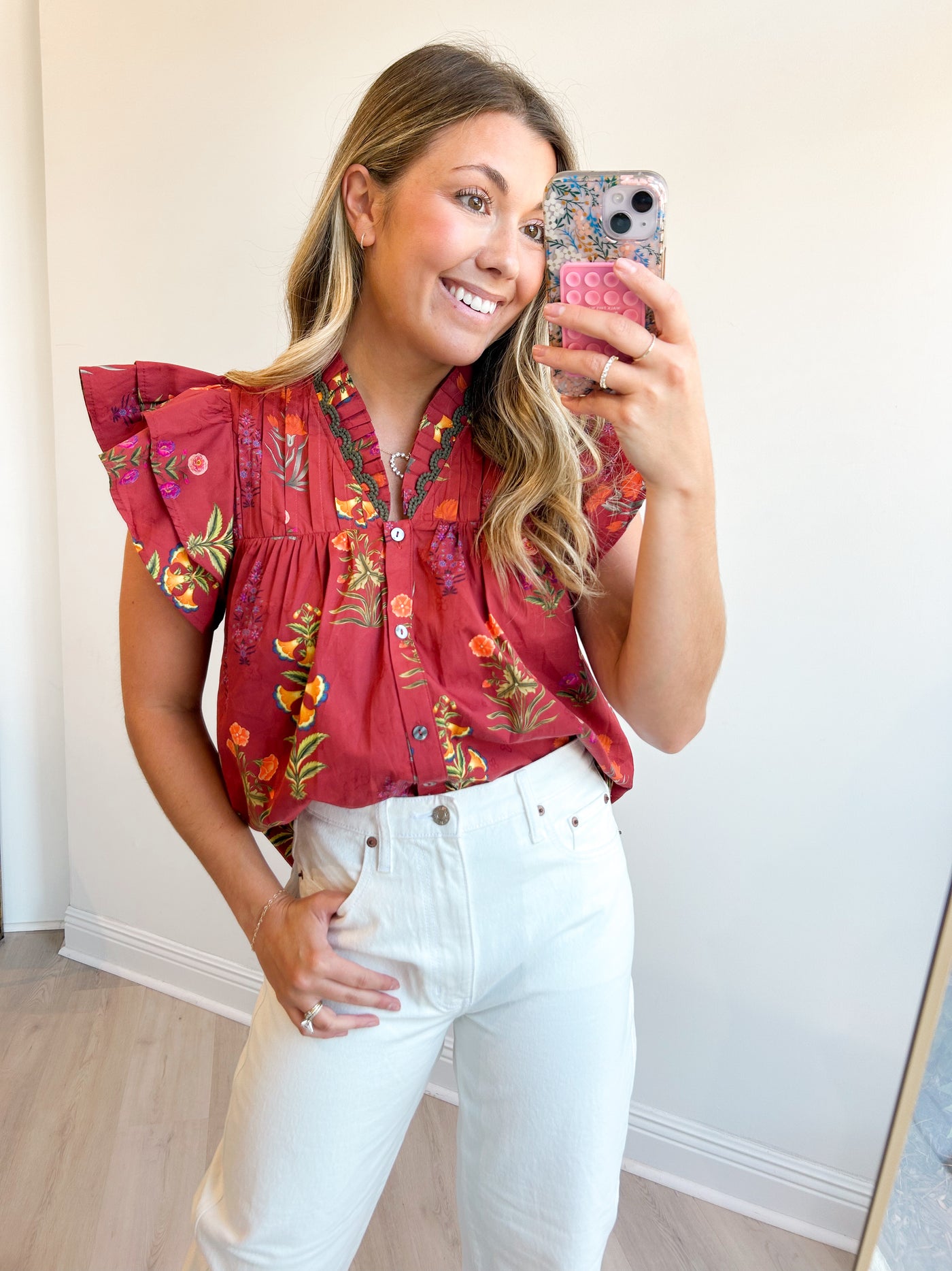 Heather V-Neck Blouse