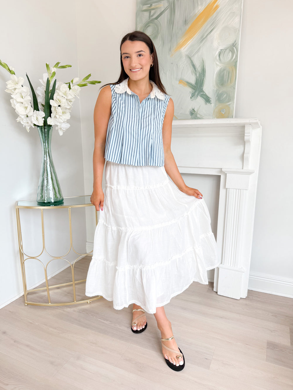 Paige Tiered Maxi Skirt