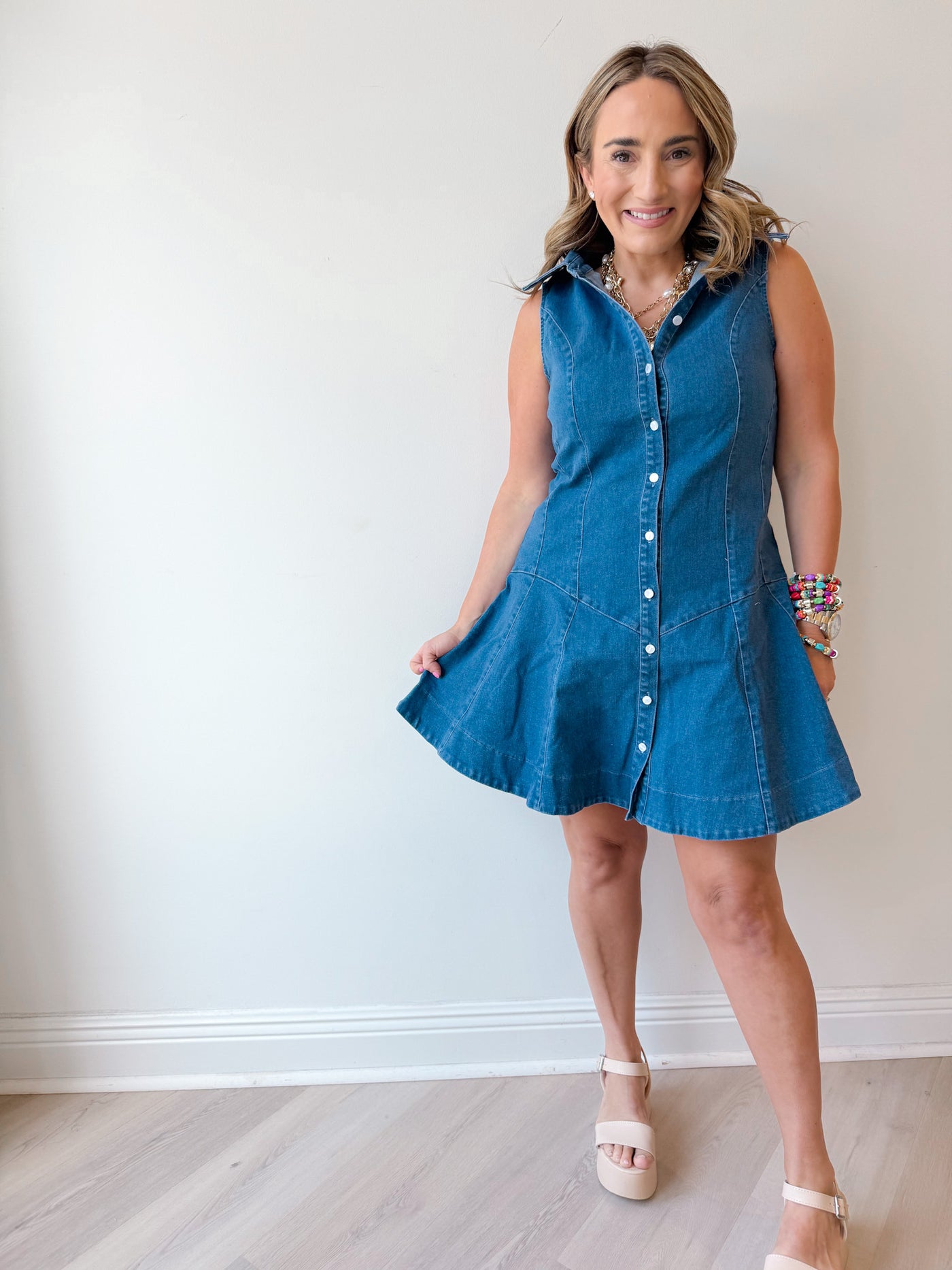 Molly Denim Dress