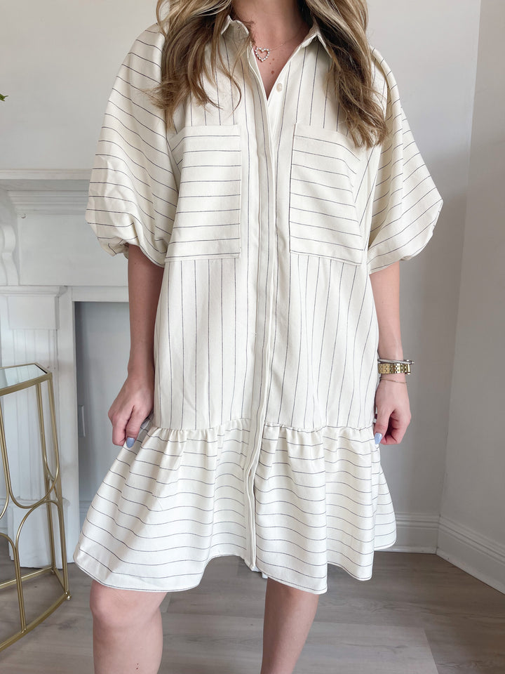 Giana Drop Waist Mini Dress