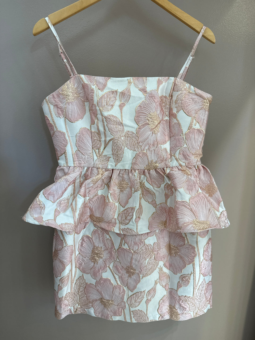 Arielle Dress ivory blush lt gold