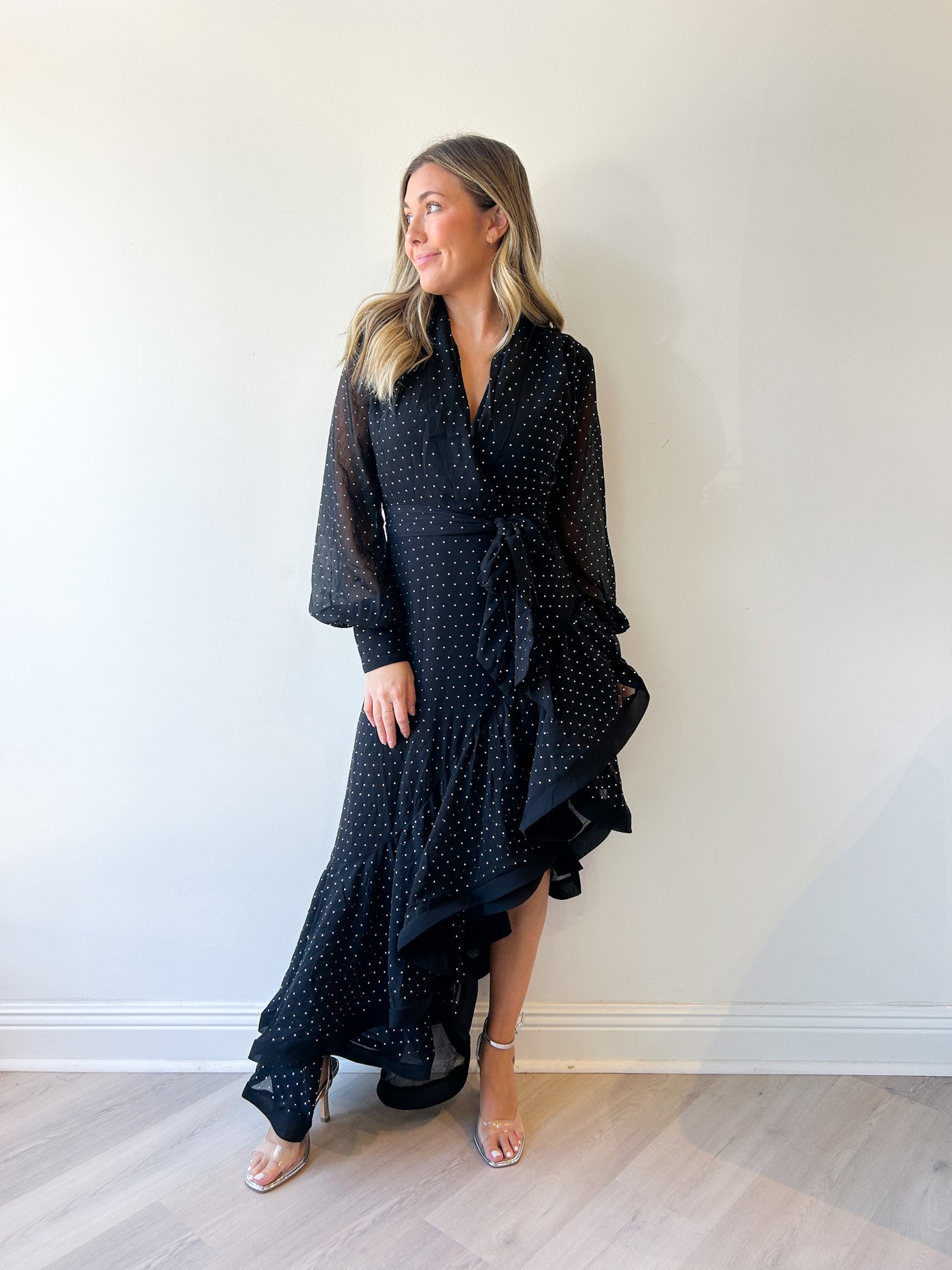 Moss Asymmetric Gown