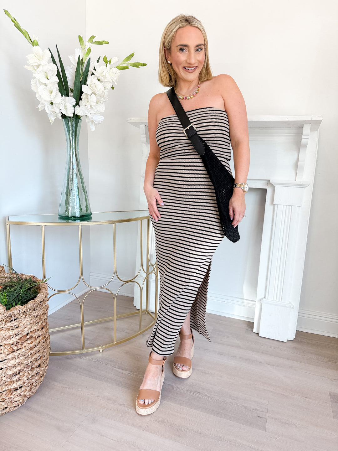 Ainslie Midi Skirt PUTTY