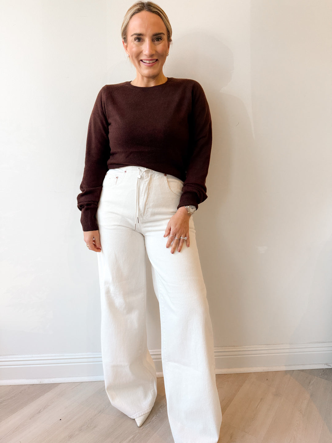 Madison Mid Rise Wide Leg