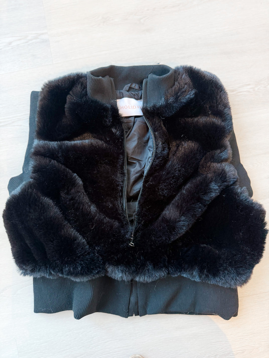 Kay Fur Vest black