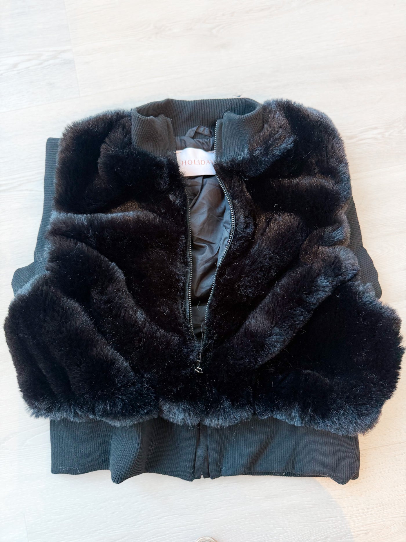 Kay Fur Vest black