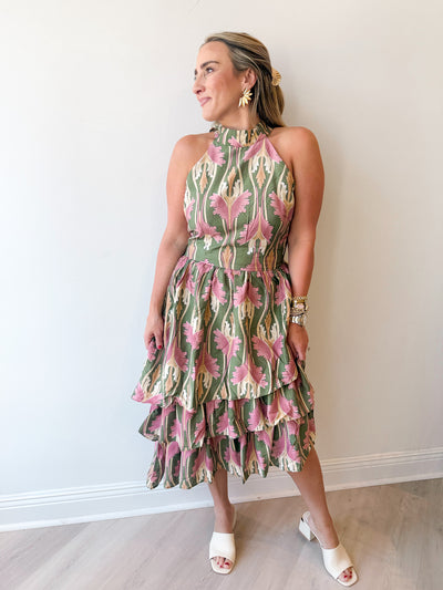 Elizabeth Tiered Midi Dress