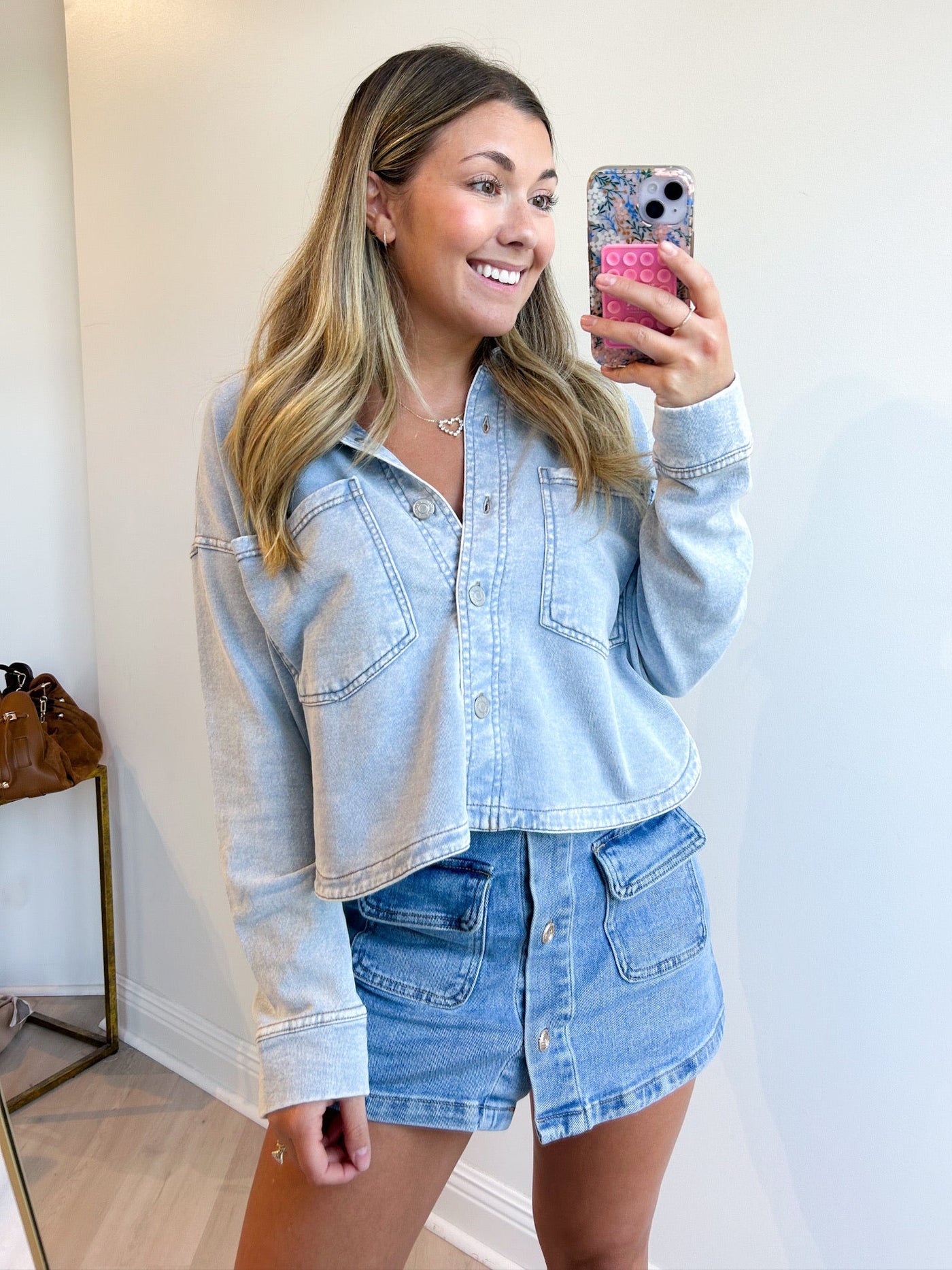 All Day Cropped Knit Jacket