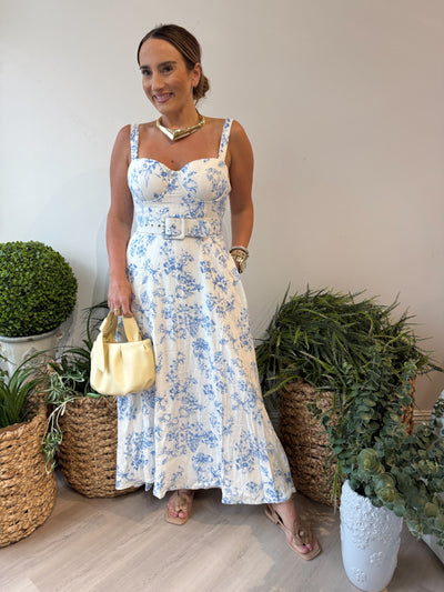Abbi Sweetheart Midi Dress