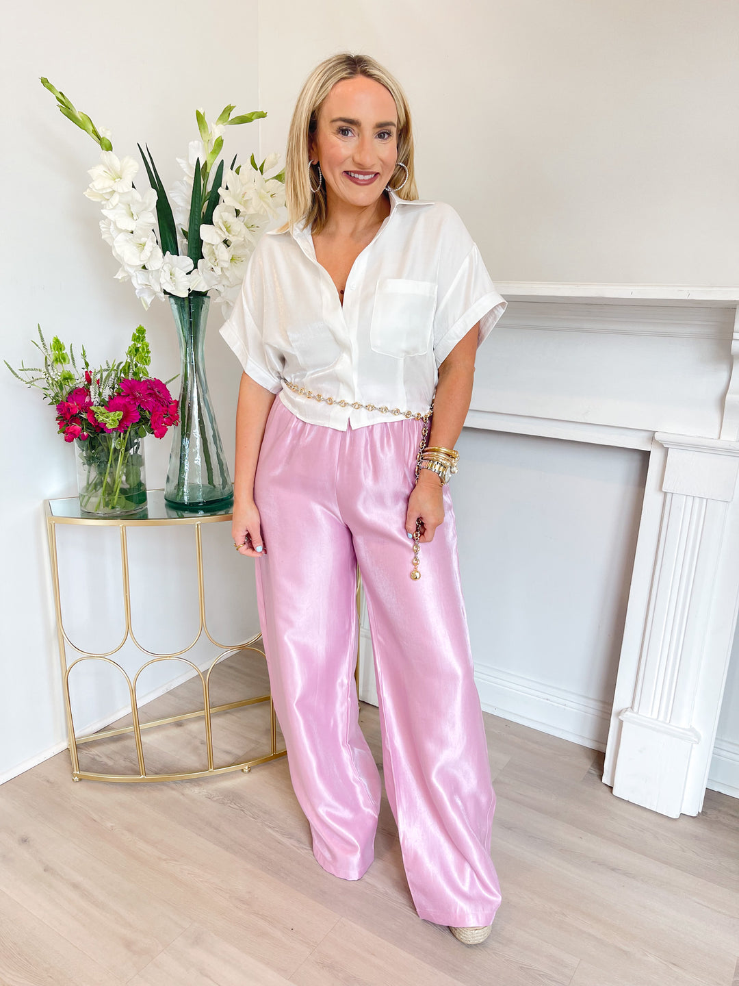 Maggie Button Up
