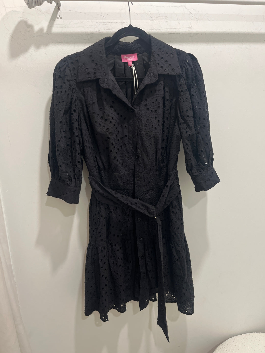 Yara Eyelet Mini Dress