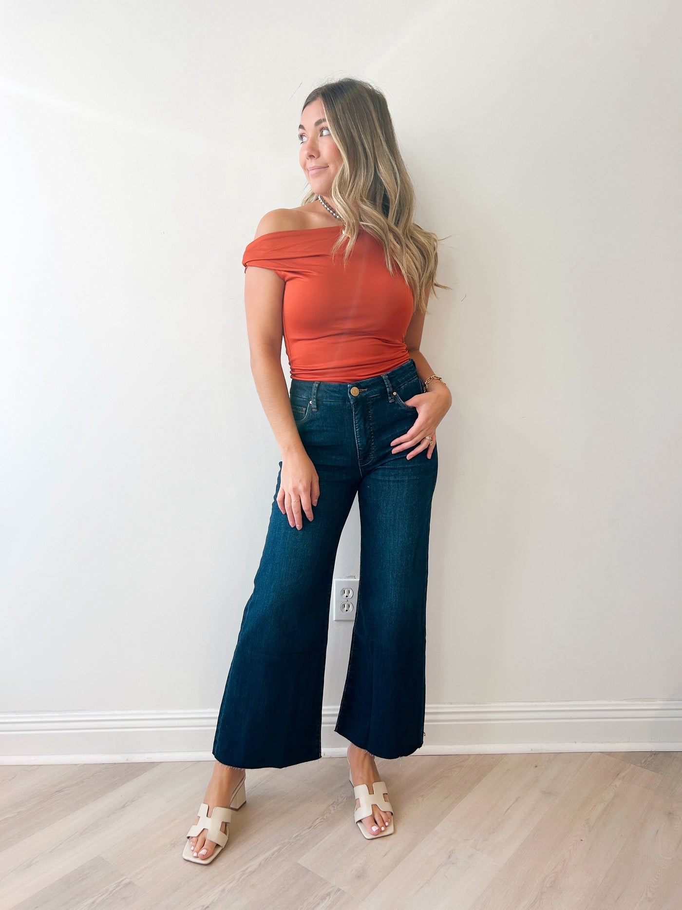 Meg High Rise Wide Leg Denim