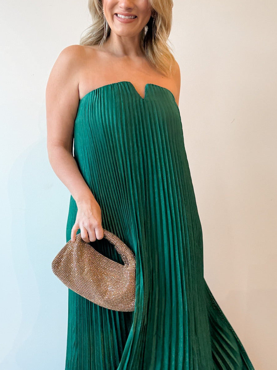 Mags Rhinestone Handbag Gold