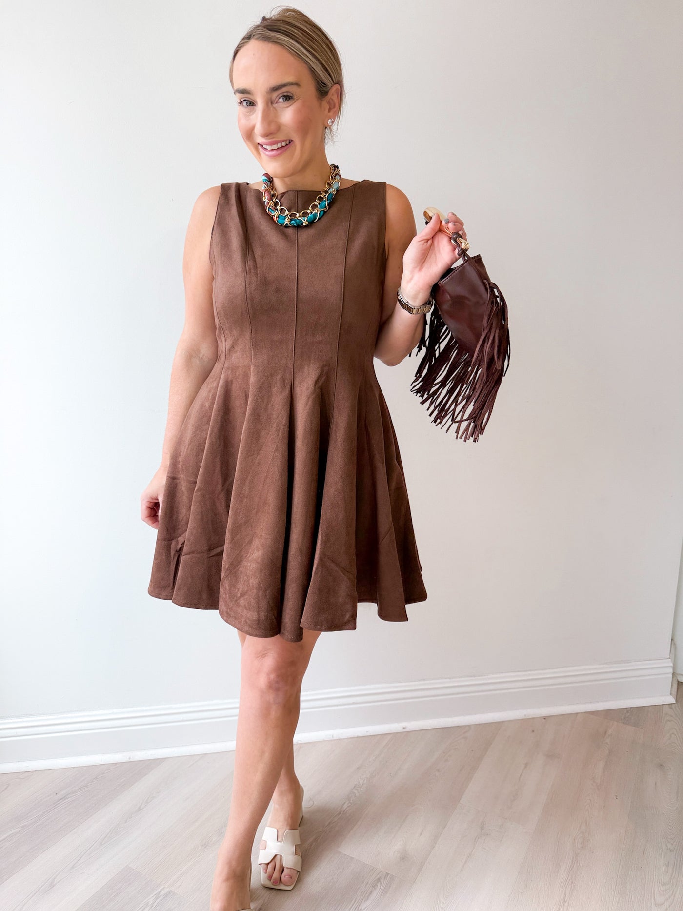 Far West Fit and Flare Dress