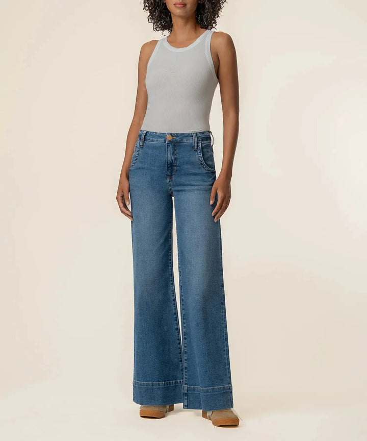 Maya High Rise Wide Leg Jean