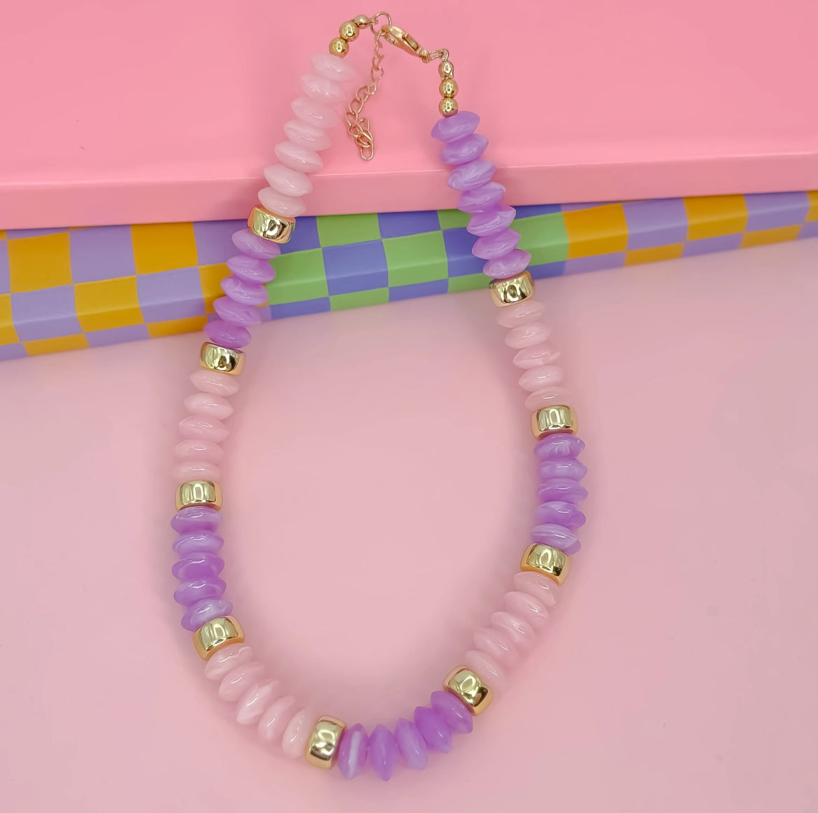 Pastel Day Dream Beaded Necklace