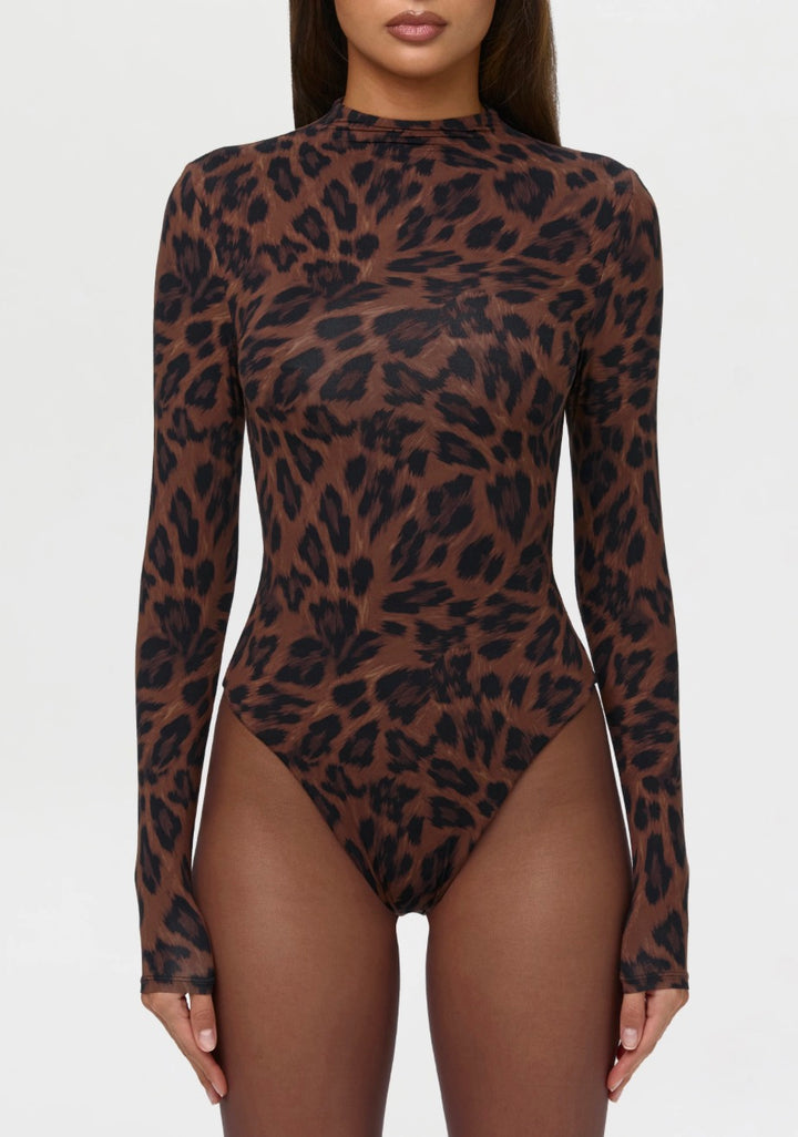 Leopard Print Bodysuit