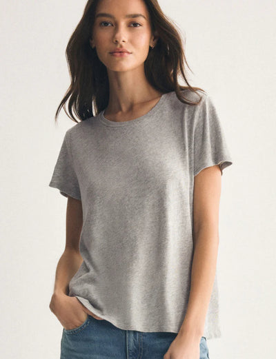 Foundation Slub Tee heather grey