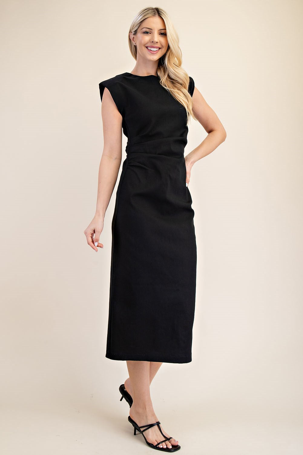 Willa Midi Dress black