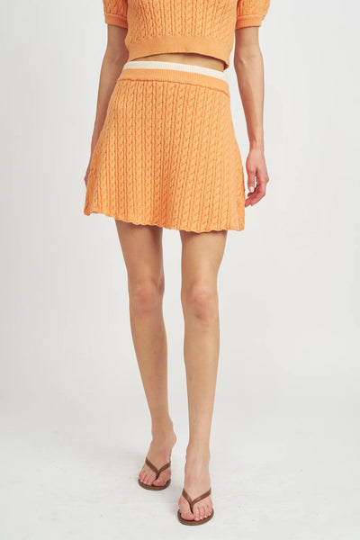 Orange Sicle Skirt