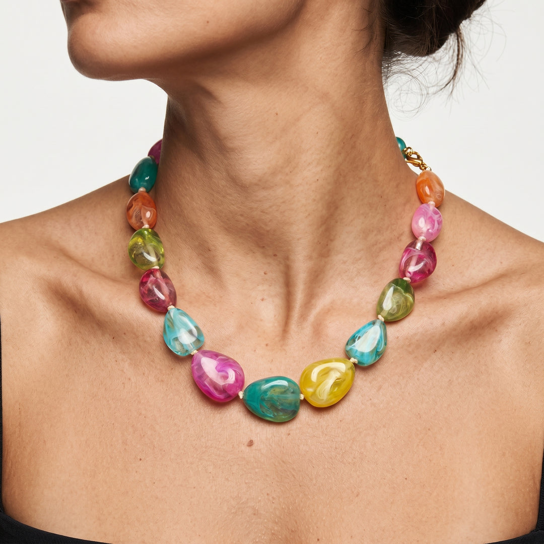 Hazel Large Bead Necklace