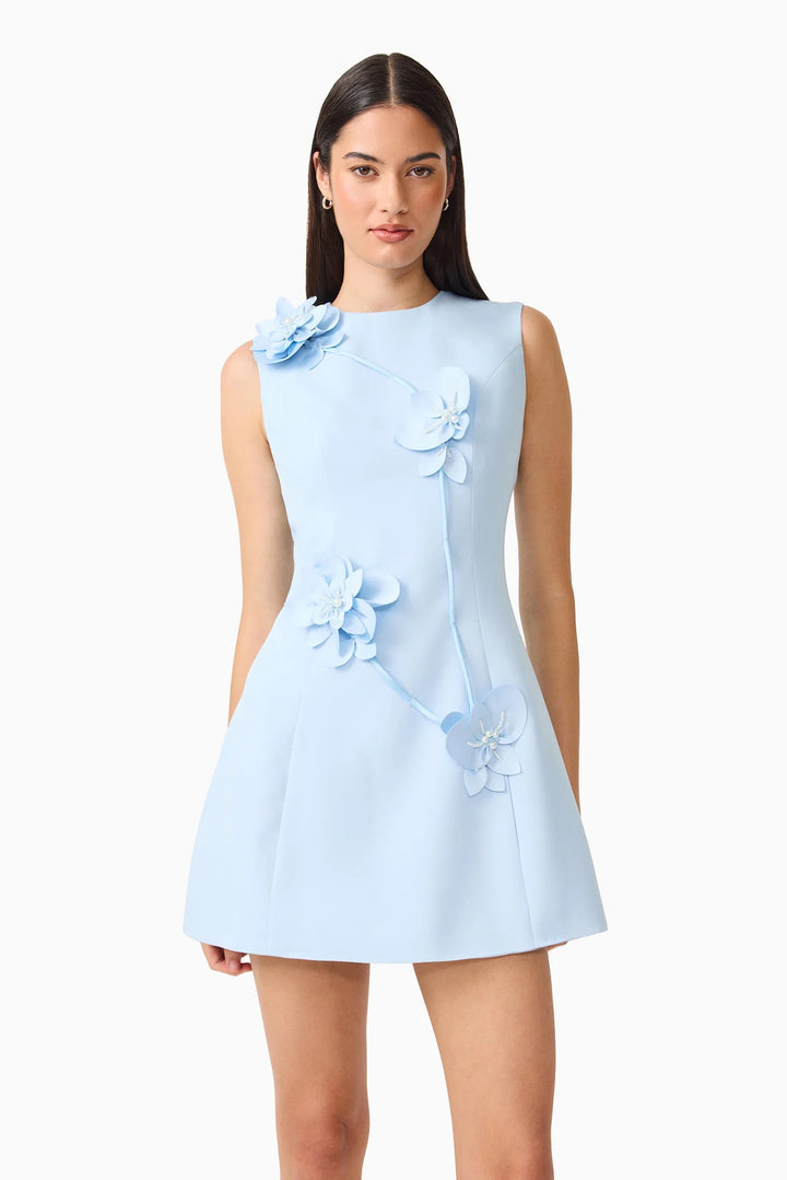 Reina 3D Floral Mini Dress