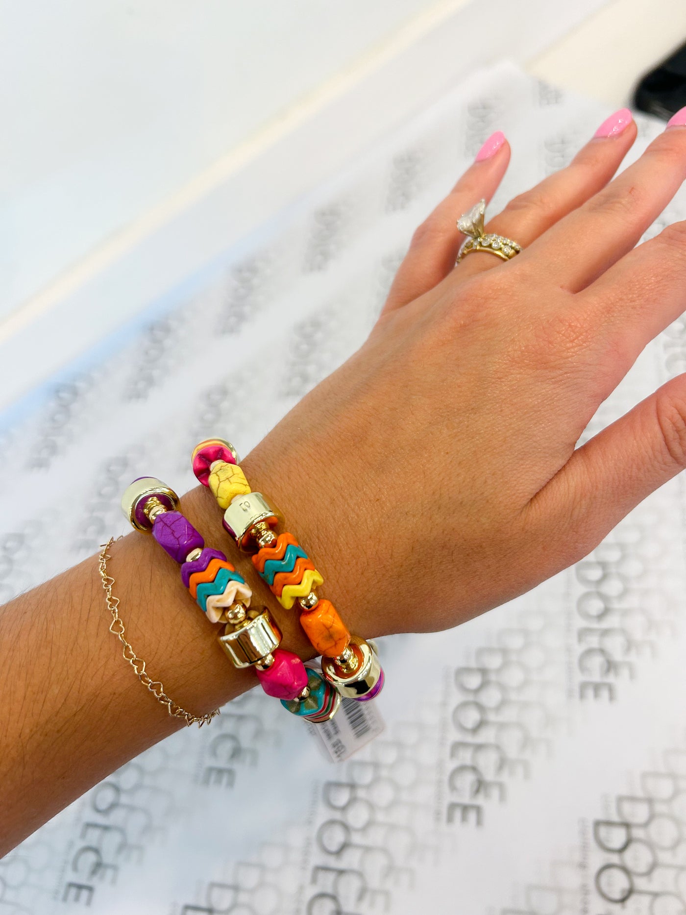 Color Party Gold Bracelet