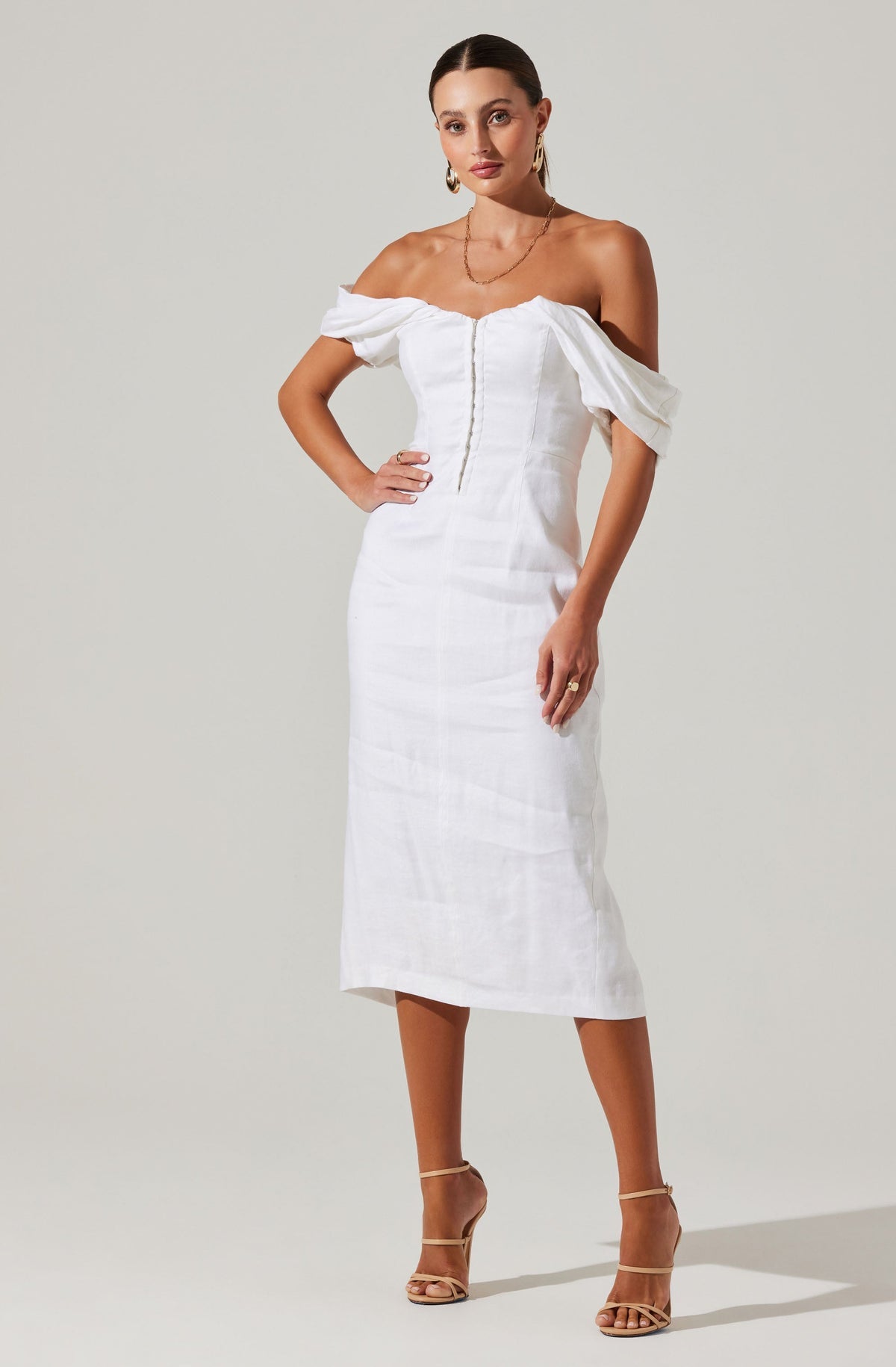 Opal Dress white