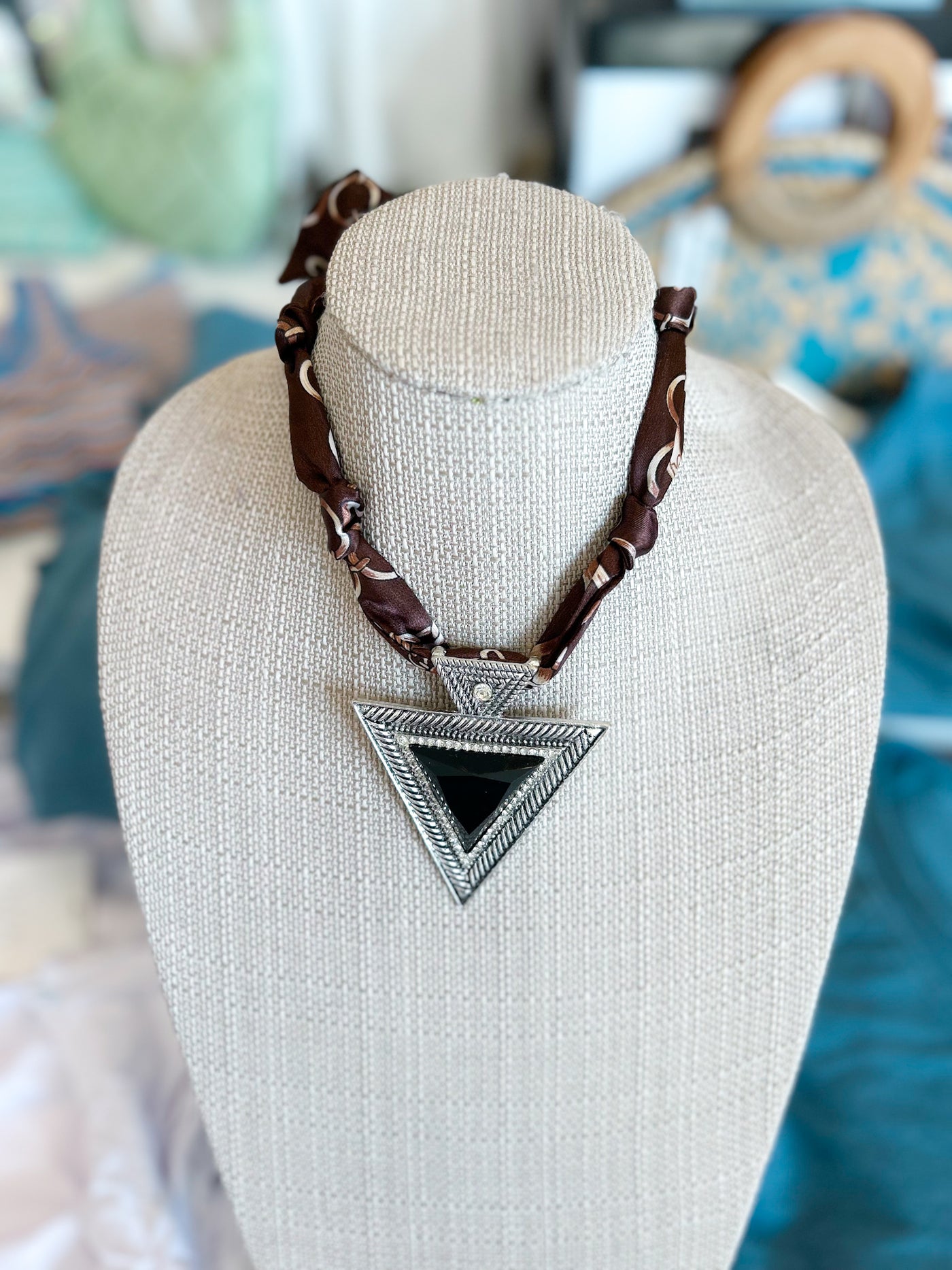 Tina Triangle Scarf Necklace