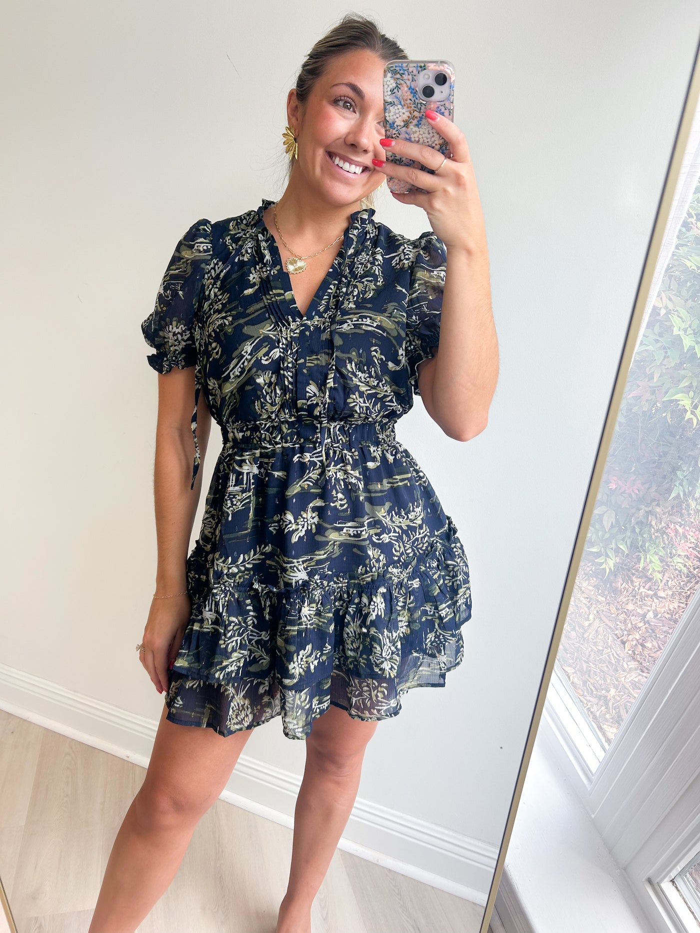 Amy Puff Sleeve Dress