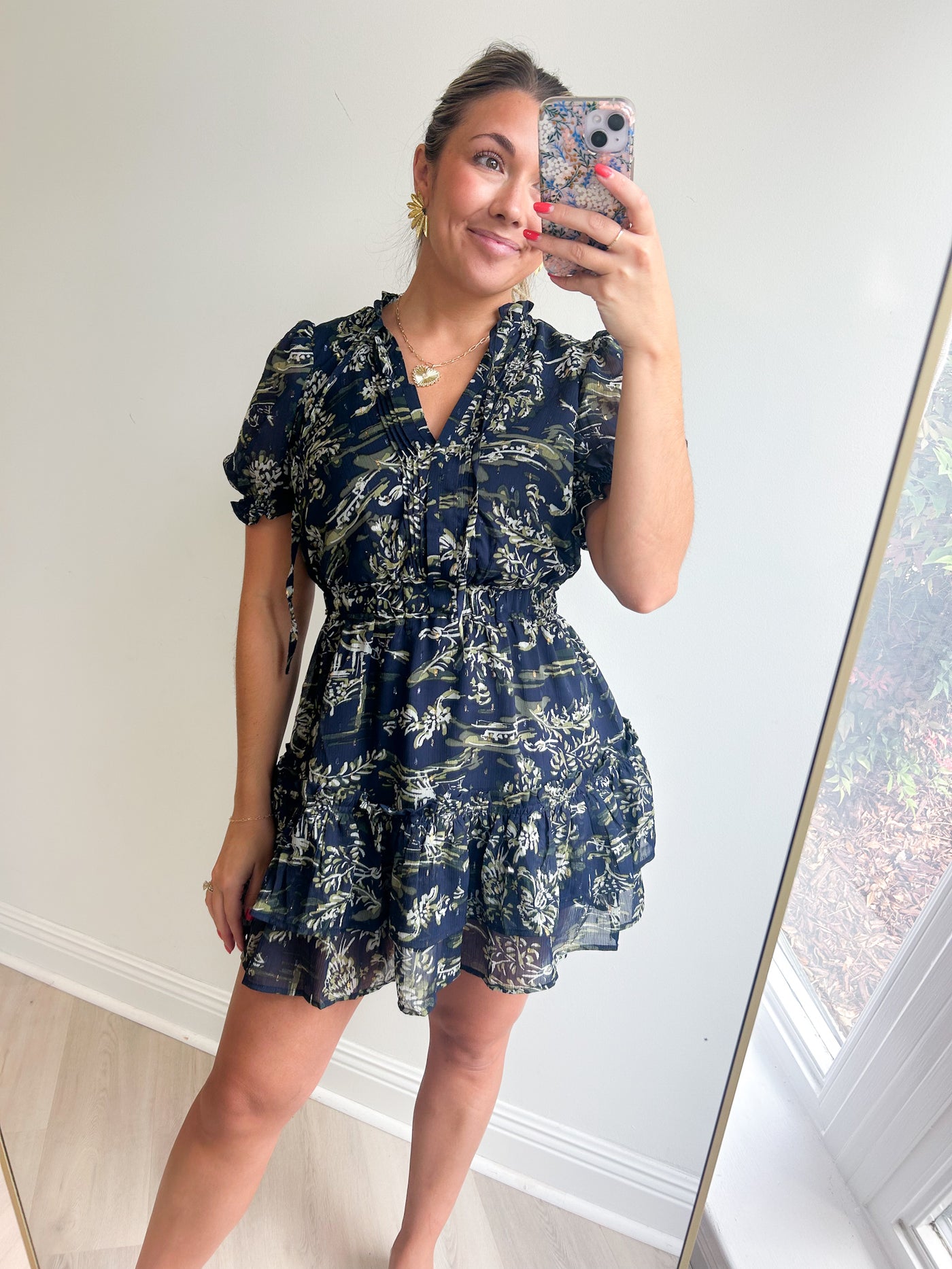 Amy Puff Sleeve Dress