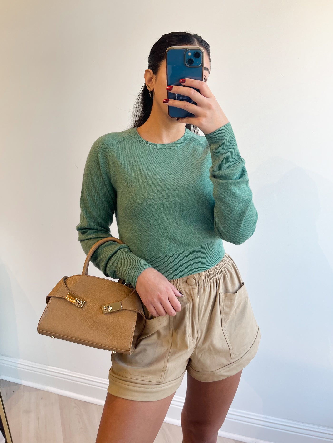 Ivy Elastic Shorts Sand