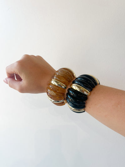 Radiance Glow Stretch Bracelet Honey