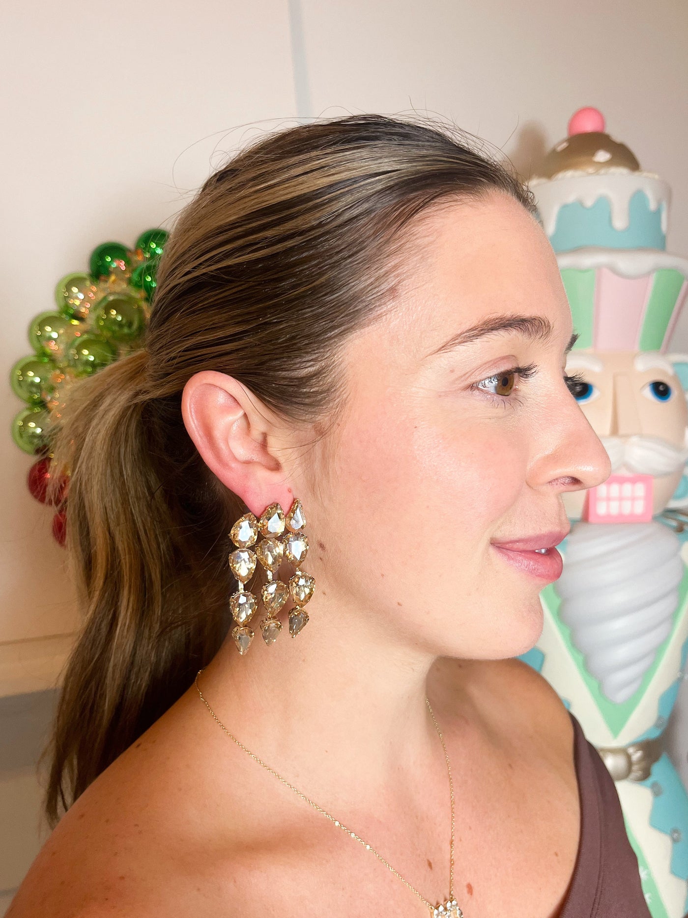 Gilded Luxe Earrings Gold