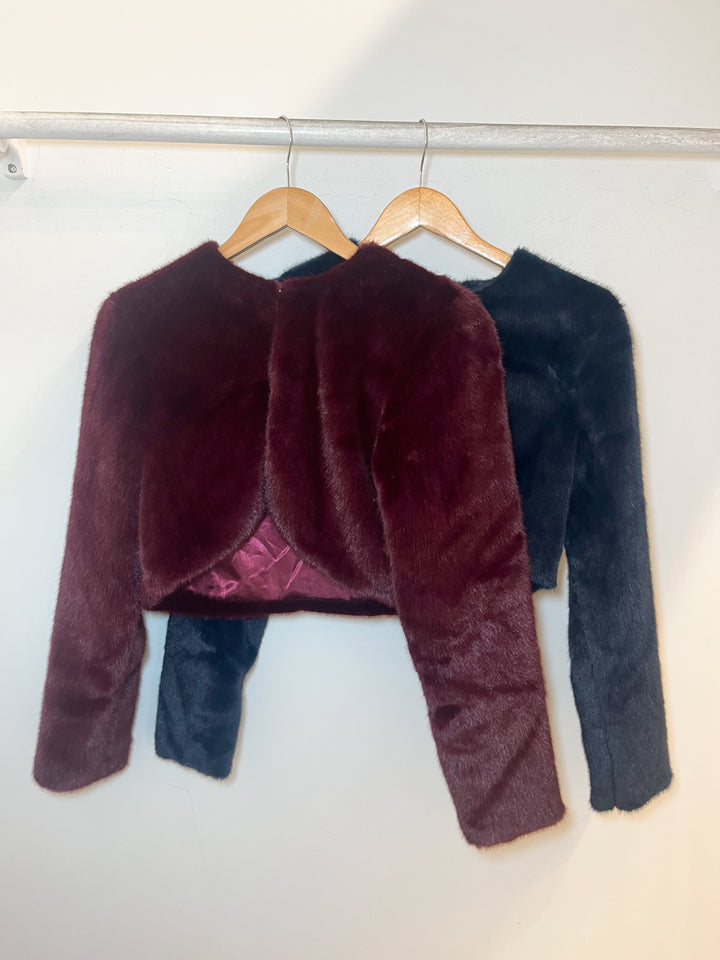 Greyson Fur Jacket navy