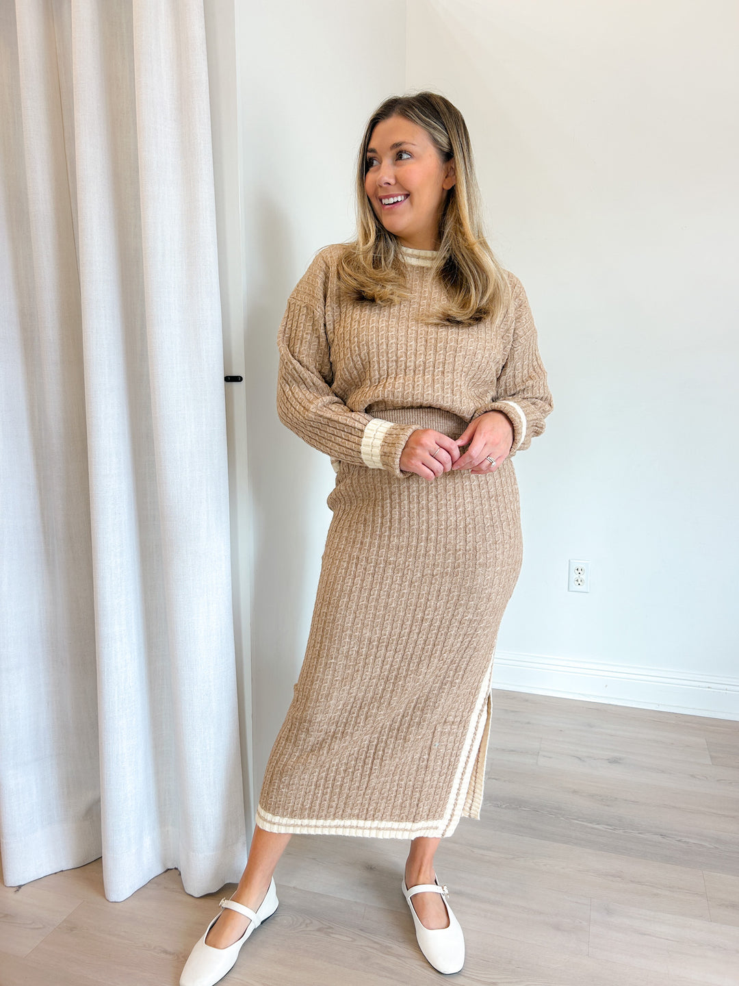 January Cable Knit Skirt