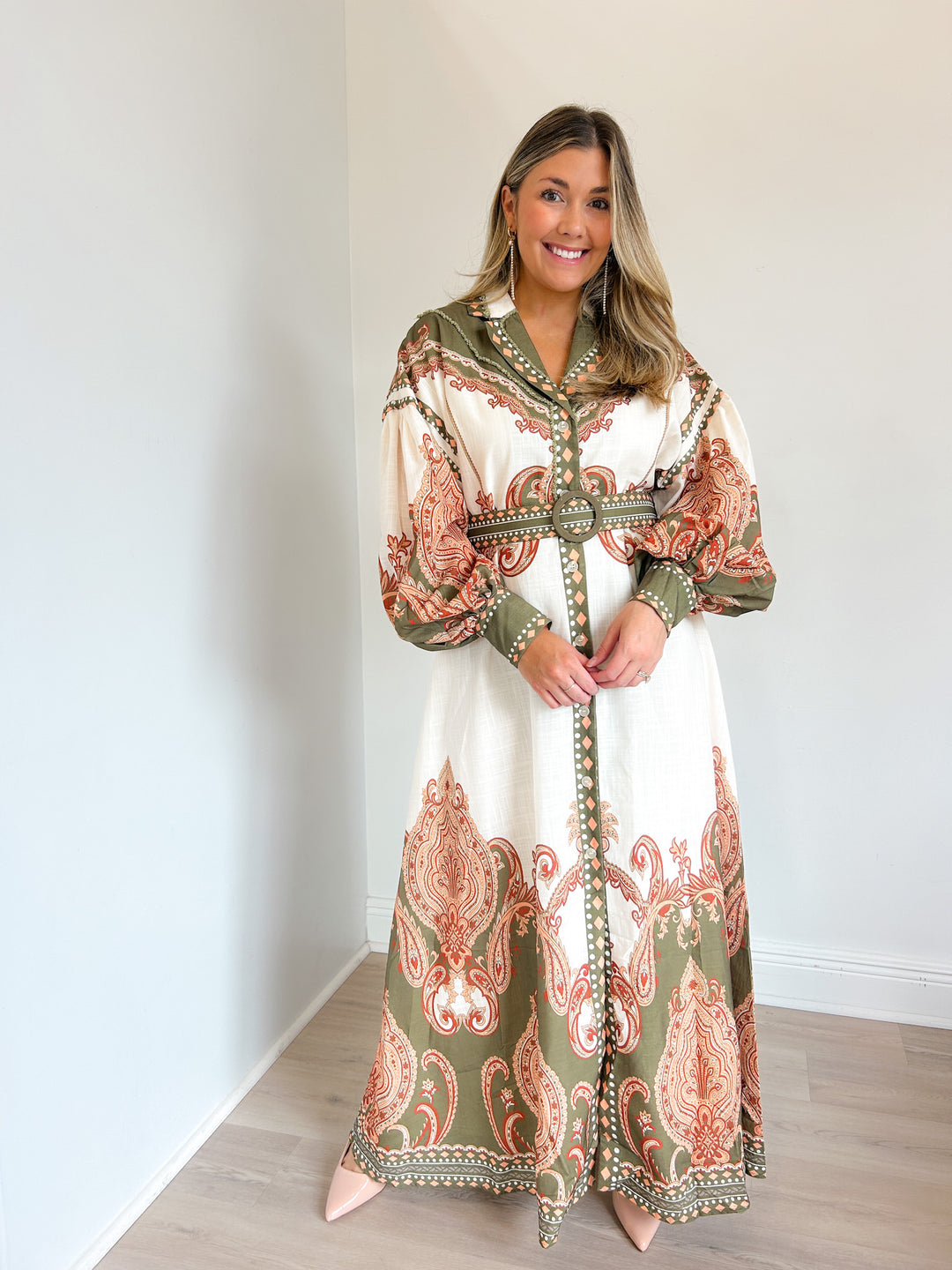 Josephine Belted Maxi Dress