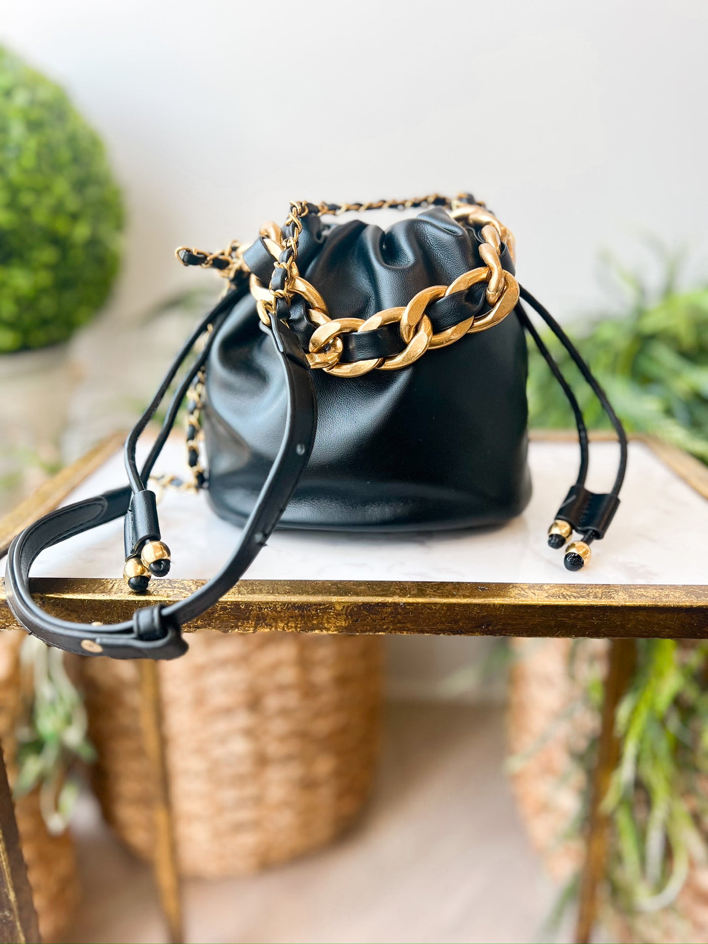 Micro Bucket Bag black