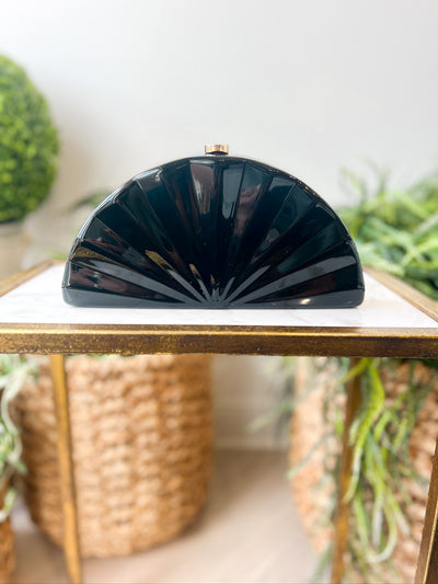Acrylic Clutch black