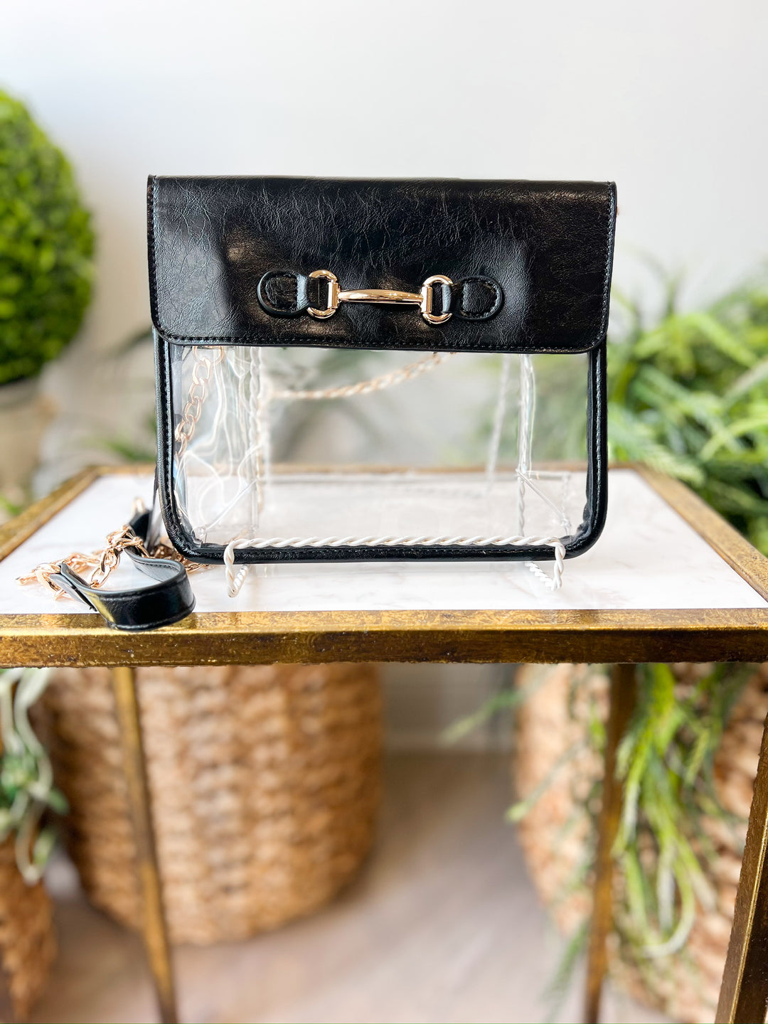 Clear Bag black